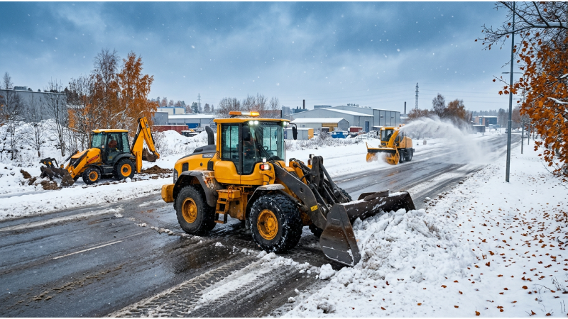 Сезонная спецтехника: ТОП-5 моделей для осени и зимы