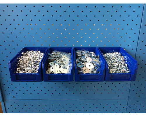 Органайзер настенный Стелла-техник V-2-650-синий , 4 ящика V-2