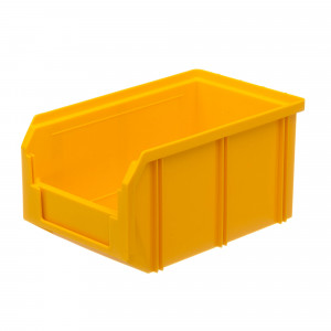 Пластиковый ящик Стелла-техник V-2-желтый 234х149х120мм, 3,8 литра