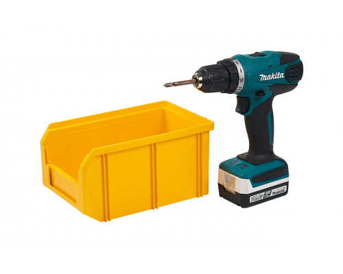 Пластиковый ящик Стелла-техник V-2-желтый 234х149х120мм, 3,8 литра