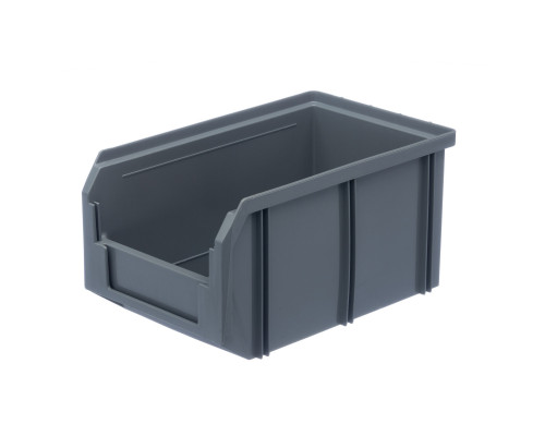 Пластиковый ящик Стелла-техник V-2-серый 234х149х120мм, 3,8 литра