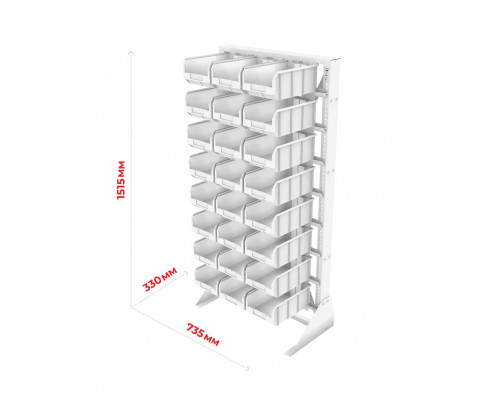 Стойка 735х1500 Стелла-техник А1-07-00-04 односторонняя