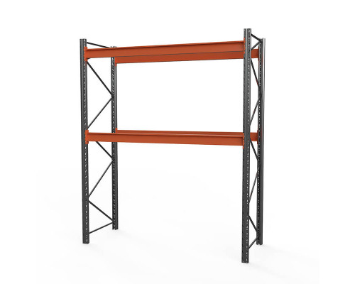 Стеллаж металлический паллетный (3500х1800х1100 мм), 2 яруса