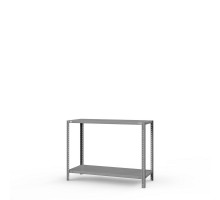 Стеллаж металлический ТС Лайт, 1000x700x800 мм. Полки: 2 шт. метал.