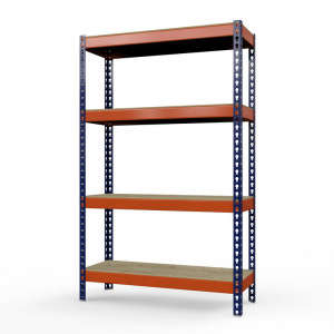 Стеллаж металлический Профи-Т 2000x1845x500 мм. Ярусы: фанера усил. 4 шт.