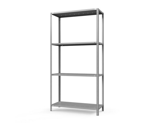 Стеллаж металлический ТС Лайт, 2200x1200x300 мм. Полки: 4 шт. метал. перф.