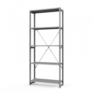 Стеллаж металлический ТСУ Универсал, 2500x1060x300 мм. Полки: метал. 5 шт.