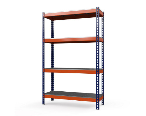 Стеллаж металлический Профи-Т 2500x1845x455 мм. Ярусы: оцинк. мет. усил. 4 шт.