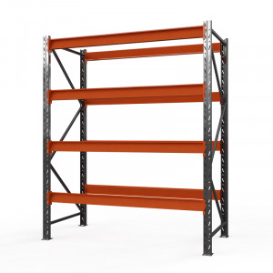 Стеллаж металлический Оптима, 3000x1530x785 мм. Ярусы: 5 шт. без настила