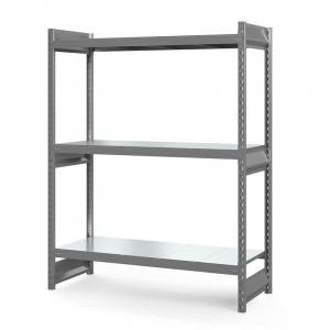 Стеллаж грузовой СГ Ультра (2500х1800х1000 мм) 3 яруса, цинк