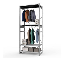 Стеллаж металлический ТСУ Универсал, 2500x1060x600 мм.Штанги: 2шт. Полки: метал. 4 шт.