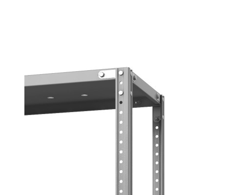 Стеллаж металлический ТС Лайт, 1000x1200x500 мм. Полки: 2 шт. метал. перф.