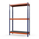 Стеллаж металлический Профи-Т 2000x1540x455 мм. Ярусы: оцинк. мет.  3 шт.