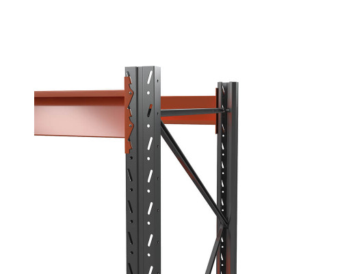 Стеллаж металлический паллетный (6000х1800х1100 мм), 5 ярусов