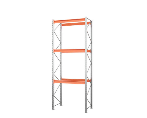 Стеллаж металлический паллетный (5000х1800х1100 мм), 3 яруса