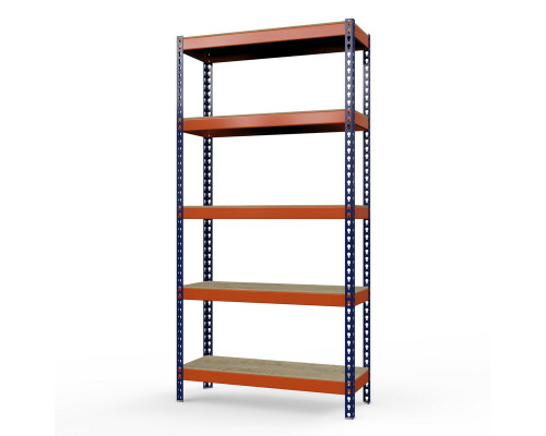 Стеллаж металлический Профи-Т 3000x1240x770 мм. Ярусы: фанера 5 шт.