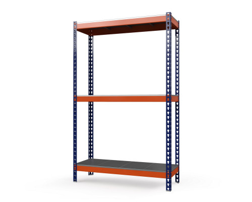 Стеллаж металлический Профи-Т 2000x1240x455 мм. Ярусы: оцинк. мет. усил. 3 шт.