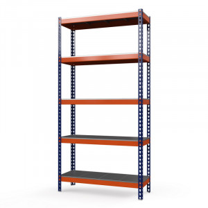 Стеллаж металлический Профи-Т 2500x1240x1005 мм. Ярусы: оцинк. мет.  5 шт.