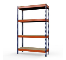 Стеллаж металлический Профи-Т 2000x1240x770 мм. Ярусы: фанера 4 шт.