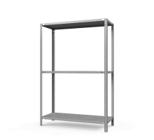 Стеллаж металлический ТС Лайт, 1500x1200x300 мм. Полки: 3 шт. метал.