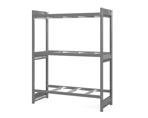 Стеллаж грузовой СГ Ультра (2500х2100х800 мм) 3 яруса, без настила, для шин, дисков, колес