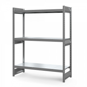 Стеллаж грузовой СГ Ультра (2000х1200х500 мм) 3 яруса, цинк