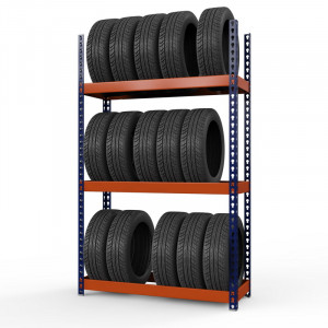 Стеллаж металлический Профи-Т для шин 2000x1540x455 мм. Ярусы:   3 шт.