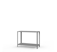 Стеллаж металлический ТС Лайт, 1000x1200x800 мм. Полки: 2 шт. метал. перф.