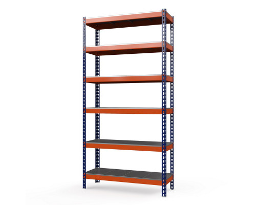 Стеллаж металлический Профи-Т 3000x1240x770 мм. Ярусы: оцинк. мет. усил. 6 шт.