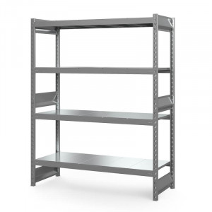 Стеллаж грузовой СГ Ультра (2500х2100х1000 мм) 4 яруса, цинк
